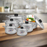 majestic chef best quality aluminum cooking pot set - best kitchenware brand in UK