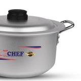 best quality aluminum cookware, metal finish cooking pans and pots, best casserole at low price in UK-chef cookware