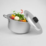 best quality aluminum cookware, metal finish cooking pans and pots, best casserole at low price in UK-chef cookware