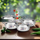 premium quality aluminum cookware metal finish cooking pots at best cookware brand in UK 