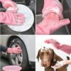 Chef Silicone Full Finger Gloves – For Home (random Colors)